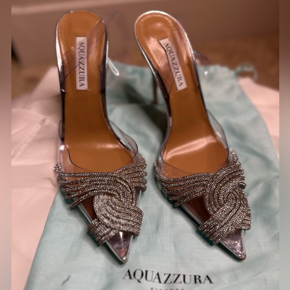 AQUAZZURA
Gatsby 105 Slingback Heel - Picture 1 of 7